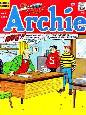 cover image of Archie (1960), Issue 181